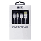thumbnail image 2 of Cable 3 en 1 GLOB Micro/lightning/tipo C, 2 of 3