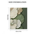 thumbnail image 3 of ERAPDAUR Abstract Green Wall Art Mid Century Texture Wall Decor Posters Pictures Modern Minimalist Sage Green Ginkgo Leaf Canvas Paintings Prints for Bedroom Living Room Decoration 16x20 in, 3 of 5