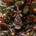 thumbnail image 5 of 250th Anniversary USA Horseshoe Christmas Tree Ornament,Horseshoe Holiday Hanging Decor with Patriotic Design,Equestrian Inspired Christmas Ornament for Horse Lovers,Farmhouse Tree Decoration (C1+C2), 5 of 6
