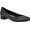 Black Solid Python PU, variant on Easy Spirit Womens Bell 3 Patent Ballet Flats Black 8 Medium (B,M)