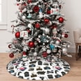 thumbnail image 5 of Rateoe Cool Camera Print Christmas Tree Skirt 36" for Xmas Holiday New Year Party Circle Tree Mat Ornaments Decoration, 5 of 7