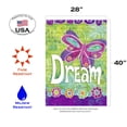 thumbnail image 2 of Toland Home Garden Butterfly 'Dream' Outdoor House Flag 40" x 28", 2 of 5