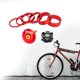 thumbnail image 5 of Espaciador de dirección de bicicleta de aleación de aluminio, herramienta de repuesto duradera para reparación de horquilla delantera Rojo, 5 of 9