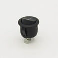 thumbnail image 4 of 10x Round Rocker Switch Black I/O Small AC/DC SPDT On/Off Car Appliance 3/4", 4 of 6