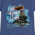 thumbnail image 3 of Disney - Part Of Your World - Toddler & Youth Girls Short Sleeve Graphic T-Shirt, 3 of 5