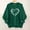 Green, variant on FDGIU ‌‌‌‌‌Women's Plus Size Saint Patrick's Day Sweatshirt - Oversized Green Shamrock Print Long Sleeve Pullover