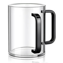 Hand Washing Cup with Dual Handles Acrylic Washing Cup for Netilat YadayimNegel Vasser Wash Cup Handles for Jewish Black