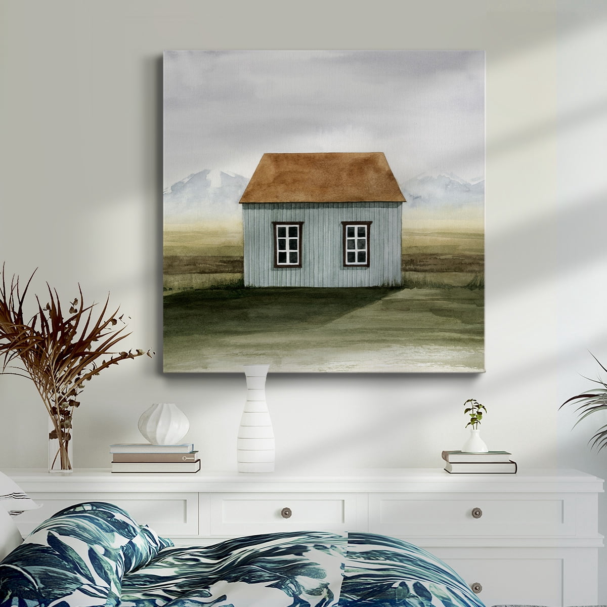 Wexford Home Nordic Cottage I-Premium Gallery Wrapped Canvas, 40" x 40" - Ready to Hang