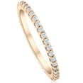 thumbnail image 2 of Pompeii 1/3ct Diamond Eternity Ring in 14k Rose Gold (H/I,I1-I2), 2 of 3