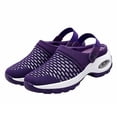 thumbnail image 2 of 1 Pair Women Sports Shoes Mesh Breathable Non-slip Design Quick-Dry Outdoor Rubber Shoes with Air Cushion Support, 2 of 8