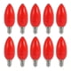 thumbnail image 1 of 10x Led Candle Light Candle Light Bulbs Red Fortune Lamp God Lights Energy Saving Candle Lights,e14, 1 of 5