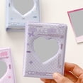 thumbnail image 6 of Photocard Binder 3 Inch Photocard Holder Book, Cute Mini Photo Album Portable Binder Photo Card Album for Photo Card Collection, 40 Pockets (Pink), 6 of 7
