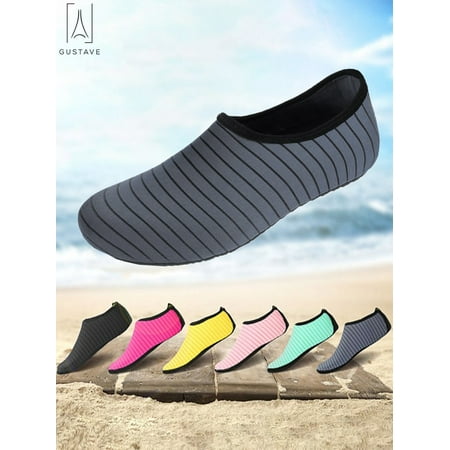 Barefoot Skis - GustaveDesign Unisex Barefoot Water Skin Shoes Strip Beach Sock Quick-Dry Aqua Water Socks For Beach Swim Surf Outdoor Exercise
