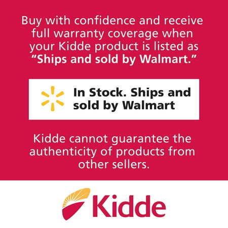Kidde AC Plug-In Carbon Monoxide Detector with Battery Backup, CO Alarm with LED Light Indicators