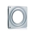 thumbnail image 2 of Justharion 2pcs Zinc Alloy Rotation Swivel Plate For Square Stairs Stainless Steel Convenient And Practical silver 6 inches 1Set, 2 of 6