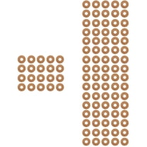 DEMACRIO Guitar Pick Grips Light Brown Wood For Guitarists 100Pack