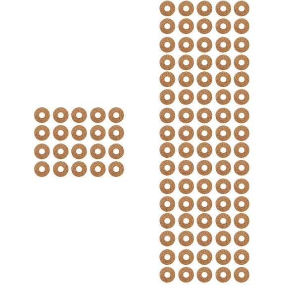 DEMACRIO Guitar Pick Grips Light Brown Wood For Guitarists 100Pack