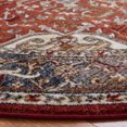 thumbnail image 3 of SAFAVIEH Herat Myrtle Oriental Area Rug, Red/Ivory, 6'7" x 6'7" Round, 3 of 8