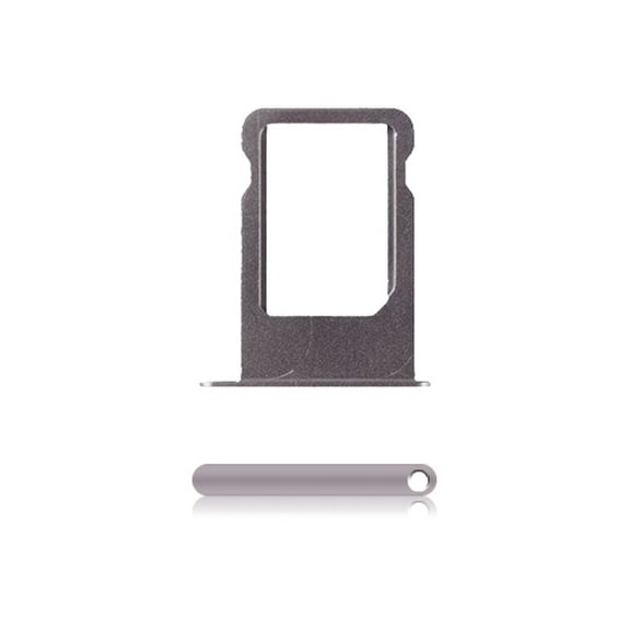 Replacement Sim Tray Compatible For iPhone 6 (Space Gray)