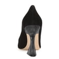 thumbnail image 3 of FSJ Women Classic Pointed Closed Toe Dressy Pumps Transparent Chunky Block High Heel Slip On Office Ladies Casual Party Shoes Size 6 Black, 3 of 6