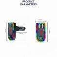 thumbnail image 2 of compatible F12 Universal Dual USB Car Charger with FM Transmitter Bluetooth Car MP3 Player_Perfect Gift, 2 of 4