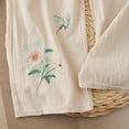 thumbnail image 4 of Kezqiaxn Womens Wide Leg Pants Plus Size Fashion Elastic Waist Trendy Embroidery Loose Casul Pants with Pockets Summer Clothes, 4 of 9