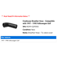 thumbnail image 2 of Crankcase Breather Hose - Compatible with 1997 - 1998 Volkswagen Golf, 2 of 2