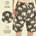thumbnail image 6 of LazyOne Buffalo Men's Pajama Shorts – Funny Buffalo Cotton Pajama Shorts for Men, Mens Sleep Shorts with Pockets (M), 6 of 7