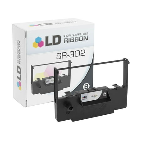 LD Compatible SR-302 Black Ribbon Cartridge
