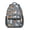 Mixed Breed Dogs, variant on Mixed Breed Dogs Grey Pattern Backpack for School, Cute School Bag with Adjustable Shoulder Straps and Padded Back, 15.3"x11"x6.7"
