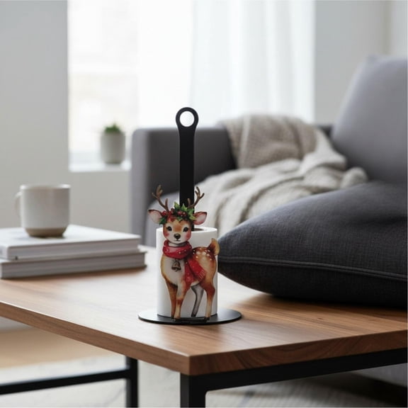 Cartoon Elk Decorative Entryway Door Hanging Ornament Christmas Atmosphere Arrangement Pendant