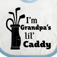 thumbnail image 4 of Inktastic I'm Grandpa's Lil' Caddy Golf for Kids Boys or Girls Baby Bib, 4 of 4
