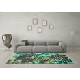 thumbnail image 3 of Ahgly Company Indoor Rectangle Abstract Light Blue Contemporary Area Rugs, 6' x 9', 3 of 4