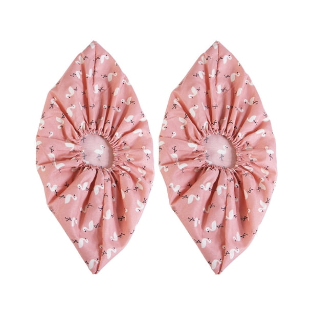Advancent 1 par de cubiertas elásticas gruesas para zapatos, para el hogar, oficina, interior, antideslizantes, para zapatillas, zapatos de Suministros de limpieza para el hogar Rosa