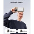 thumbnail image 3 of Baseus Magnetic 5000mAh Power Bank, Wireless Portable Charger for iPhone 17/16/15/14, Fast Charging Battery Pack, Gray, 3 of 13