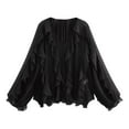 thumbnail image 4 of Womens Long Sweaters Open Front Fall Cardigan for Women Textu Cardigan Womens plus Size Sweaters 1x Tan Knitted Cardigan for Women plus Size Womens Womens Cardigan for Dress Cardigans for Women, 4 of 4