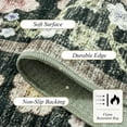thumbnail image 6 of Ultrug Floral Area Rug Soft Non Slip Vintage Rugs for Living Room Bedroom Home Deocr Flower Carpet,6'x9',Black, 6 of 7