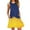 Navy, variant on Wancir Womens Summer Dresses 2024 Loose V Neck Sleeveless Sundresses Swimsuit Coverup with Pockets Floral/Plain/Eyelet