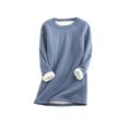 thumbnail image 1 of Qarigey Ropa interior térmica de algodón para mujer, Color sólido, reutilizable, lavable, de manga larga, para invierno y otoño, lencería cálida Prendas para la parte del cuerpo Azul XXXL Qarigey AP013396-30, 1 of 6