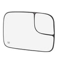 thumbnail image 1 of Heated Convex Mirror Glass Blind Spot Heated Side Mirror Glass Replacement for Rams 1500 2500 3500 2002 2008 High Definition Glass Weatherproof Shockproof, 1 of 7