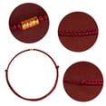 thumbnail image 2 of Unique Handmade Gold Bead Red Rope Bracelets Hand Braided Rope Thread Handchain String Rope for Teenage, 2 of 9