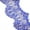 Blue, variant on Hevirgo 3 Yards Flower Lace Fabric Trim Ribbon DIY Knitted Garment Sewing Accessories