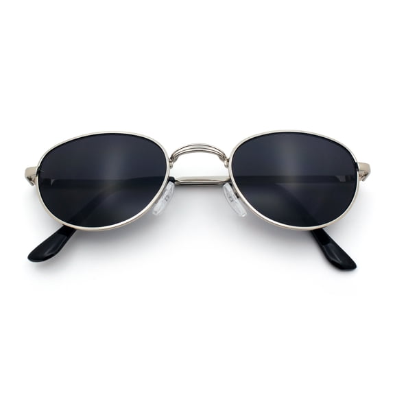 SA106 Oval Metal Sunglasses for Women and Men