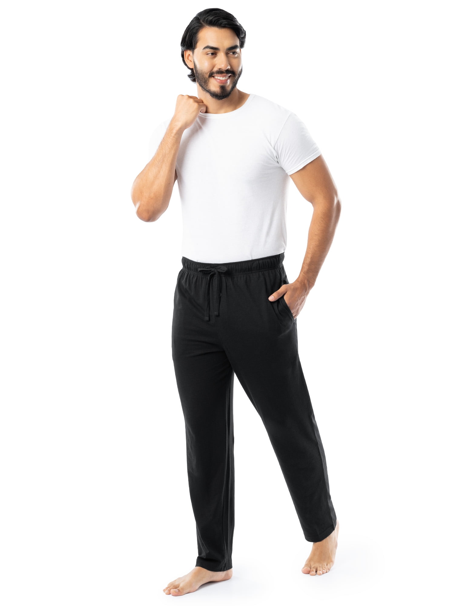 Fruit of the Loom Men's and Big Men's Jersey Knit Pajama Pants, Sizes S-6XL