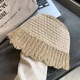thumbnail image 1 of LinYooLi Chapeau Seau Tricoté Automne Hiver Chapeaux de Pêcheur Patchwork Contrasté pour Femmes Extérieur Pliable Gorros, 1 of 6