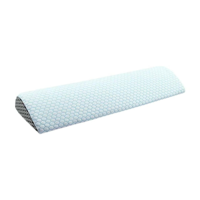 Almohada de cintura para cama, espuma viscoelástica, ergonómica, regalo, portátil, lavable, soporte de cintura Gris oscuro
