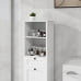 thumbnail image 5 of White Slim Tilt-Out Laundry Sorter Cabinet – Narrow Space Clutter Organizer with Drawer for Bathroom,Laundry Room, 5 of 7