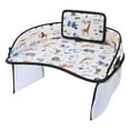 thumbnail image 5 of Kids Travel Tray , Car Seat Lap for Food & Play Activity, Carseat Table Trays for Toddler, Kid Activity Desk for Air Travel, No-Drop Tablet Holder & Borders, 5 of 5