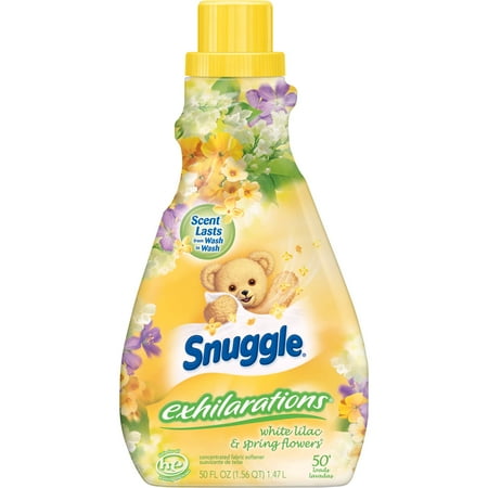 Snuggle Exhilarations White Lilac & Spring Flowers Liquid Fabric Softener, 50 fl oz
