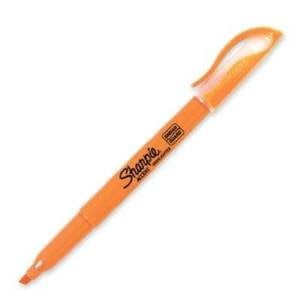 Sanford Sharpie Marker Chisel - DOZEN MARKERS: Sanford Brands Sharpie Chisel Tip Pocket Highlighter (SAN27079)